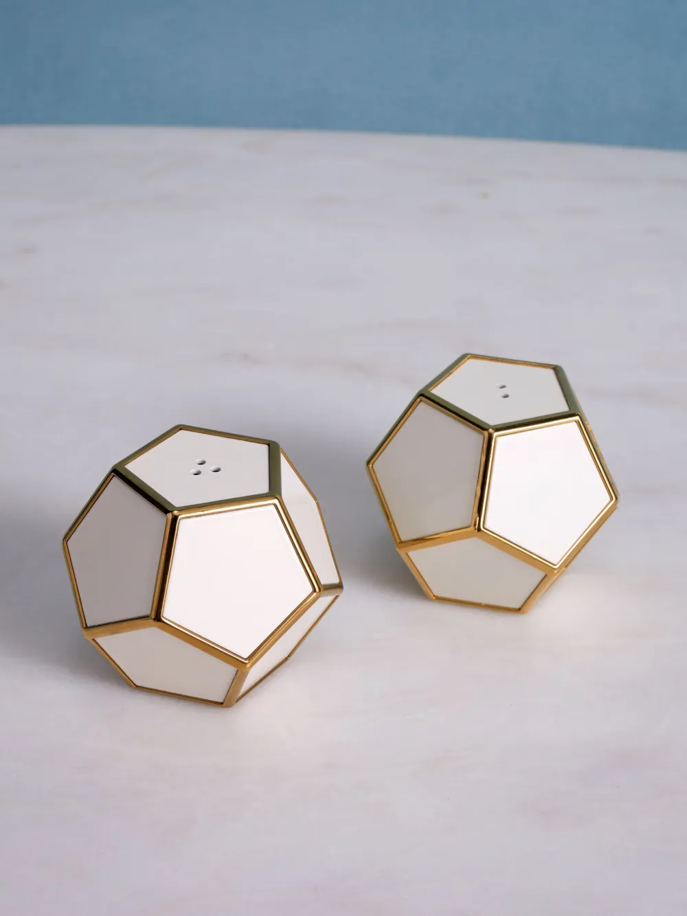 L'objet Pentagon Spice Ornaments (set Of Two) In White
