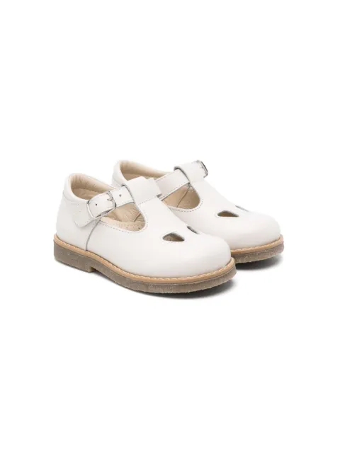 Douuod Kids round-toe leather crib shoes