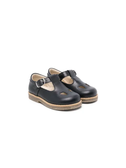 Douuod Kids round-toe leather crib shoes