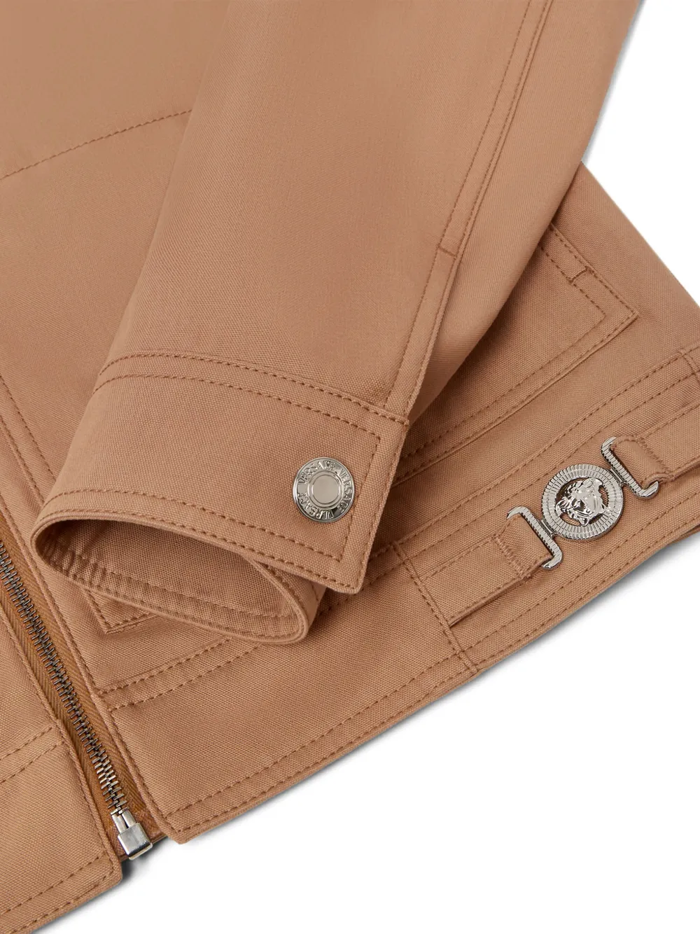 Versace Canvas blouson jack Beige