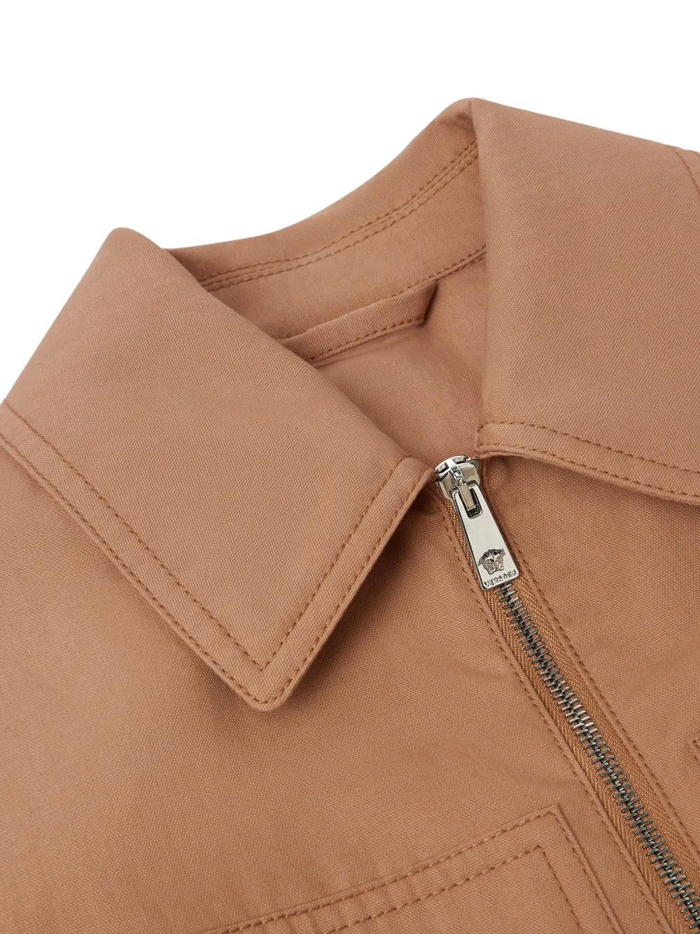 Versace Canvas blouson jack Beige