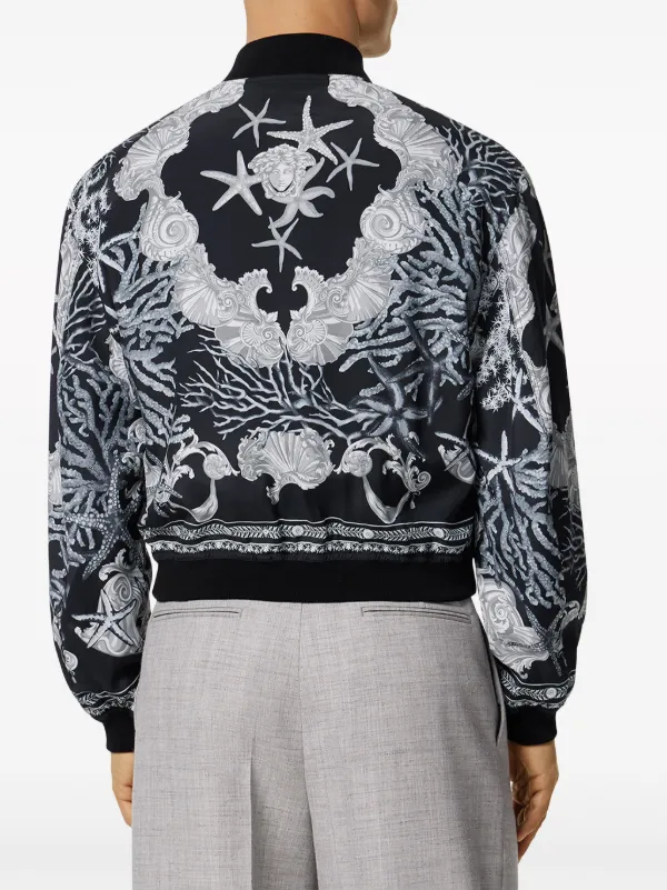 Versace バロッコ シー リバーシブル ボンバージャケット