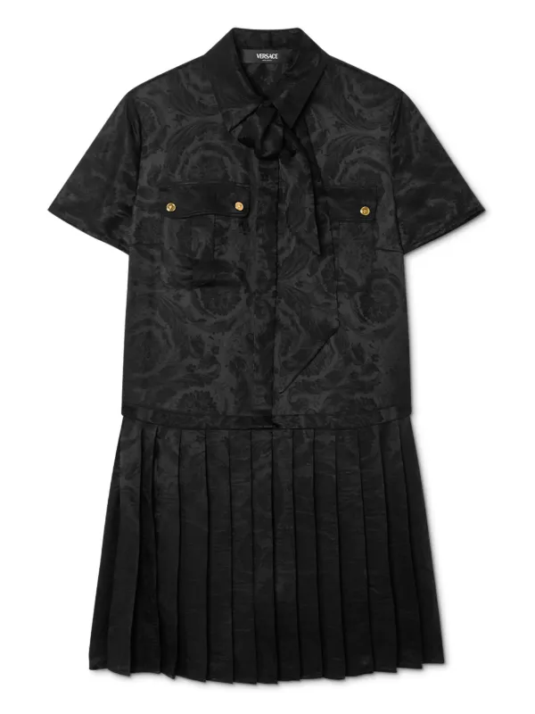 Versace バロッコ ミニドレス | ブラック | FARFETCH JP