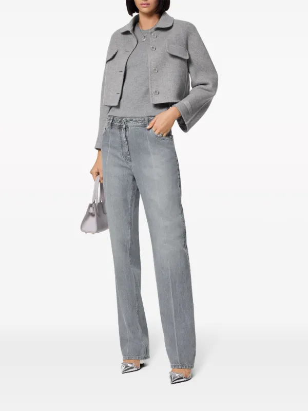 デニム・ジーパン VERSACE 'Medusa '95' boyfriend jeans Gray 10136871A11547 Versace Medusa '95 Boyfriend Jeans | Grey | FARFETCH MY
