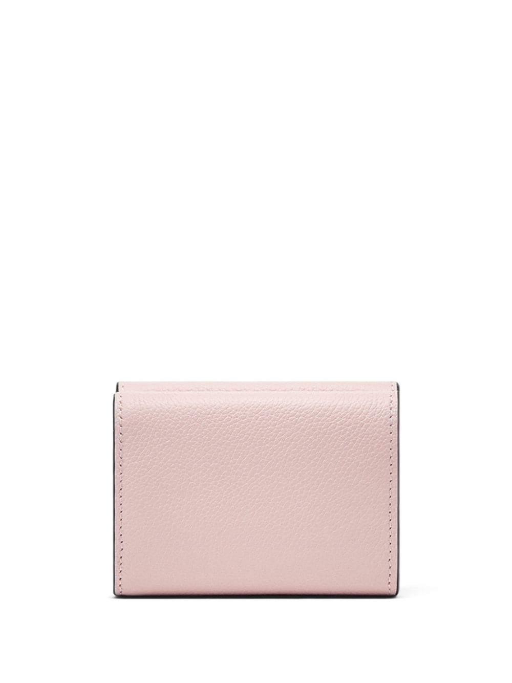 Shop Versace La Medusa Tri-fold Wallet In Pink