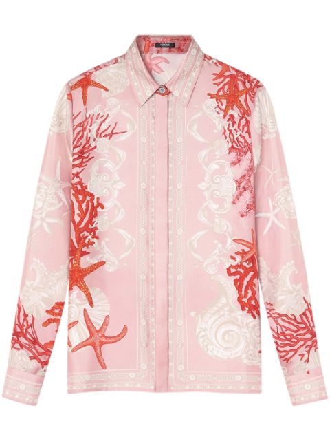 Versace Barocco Sea silk shirt