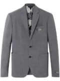 Versace houndstooth-pattern wool blazer - Black