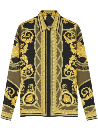 Versace La Coupe Des Dieux シルクシャツ | イエロー | FARFETCH JP