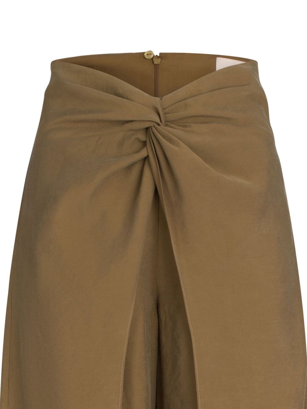 Silvia Tcherassi Canturipe high waist palazzo broek - Groen