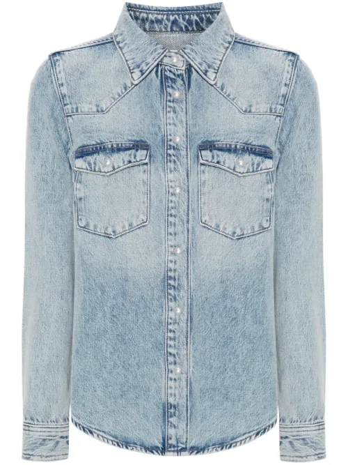 Chemise Heritage en jean délavé - FRAME - Modalova