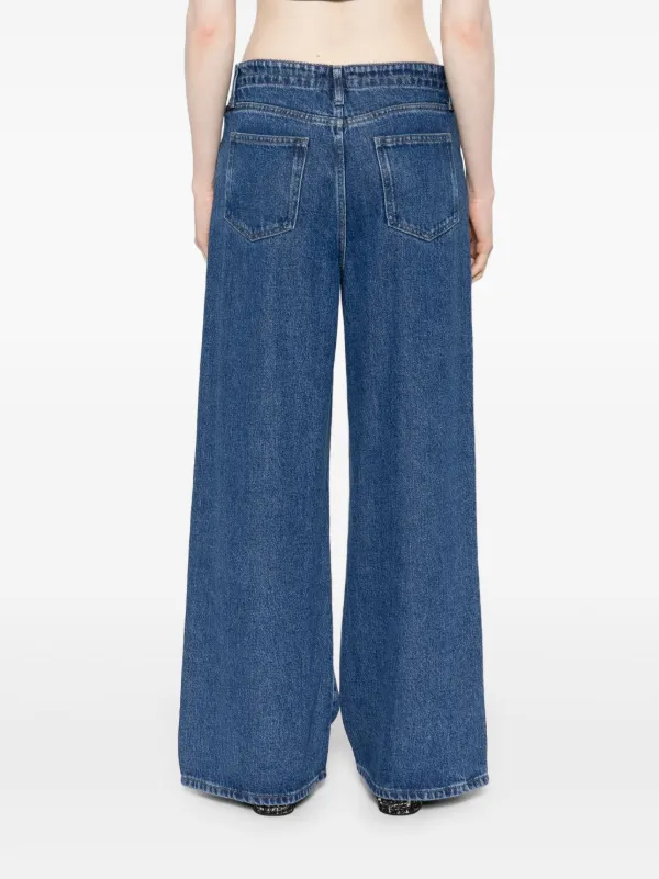 Drawstring Elastic Waist Wide Leg Jeans – Wild At Heart Boutique