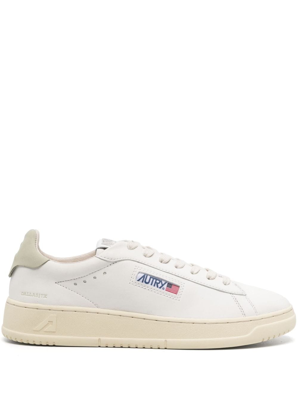 Autry Dallas Leather Sneakers In White