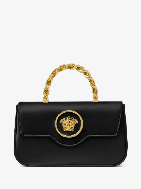 Versace La Medusa Mini-Tasche aus Satin
