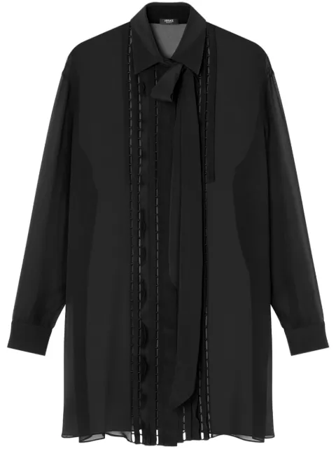 Versace Lavalli�re silk shirt