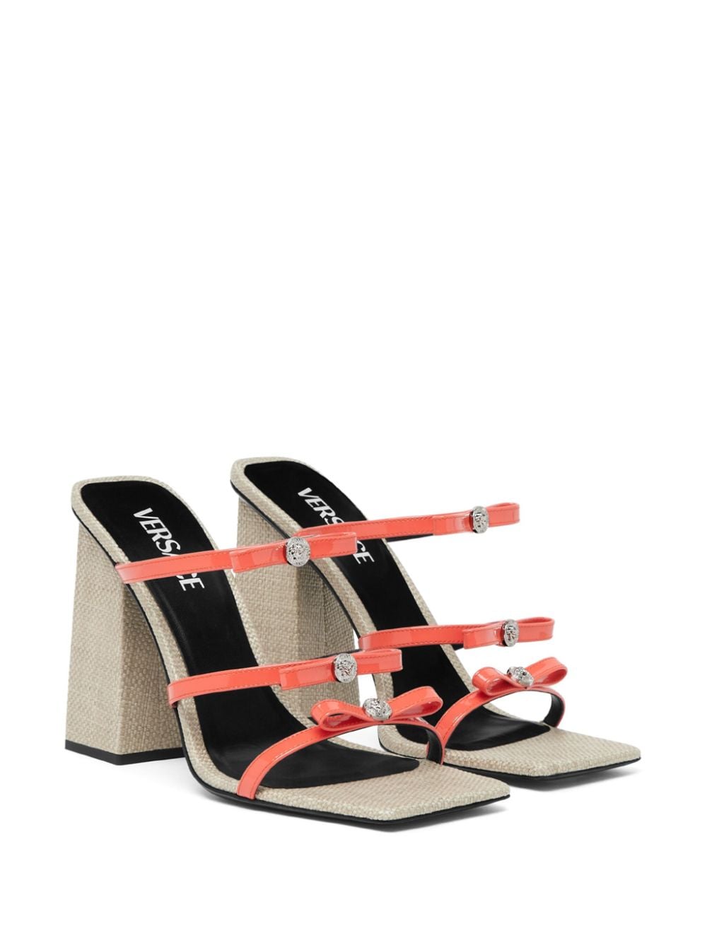 Versace Gianni sandalen met hoge hak - Oranje