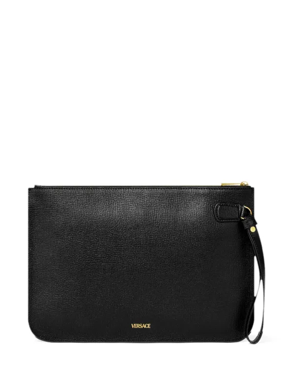 Versace メドゥーサ ビギー クラッチバッグ | ブラック | FARFETCH JP