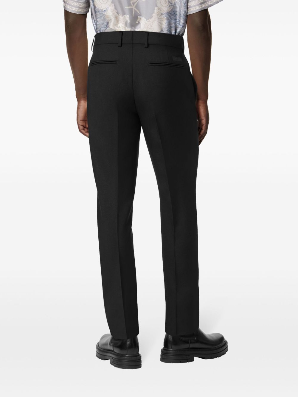 Versace wool-mohair tailored trousers