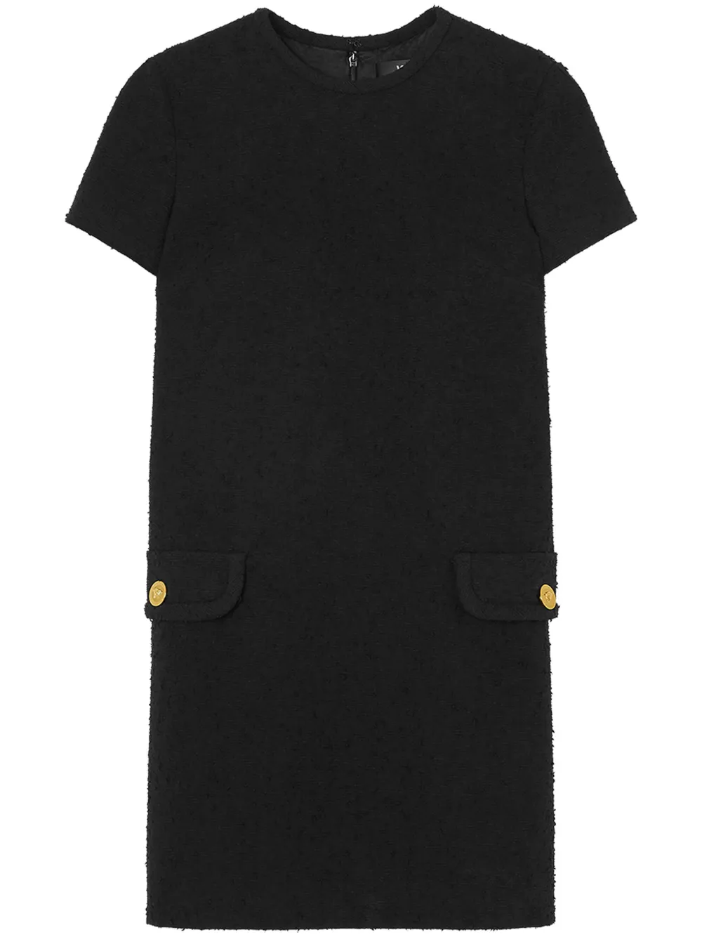 Versace tweed shift mini dress Women