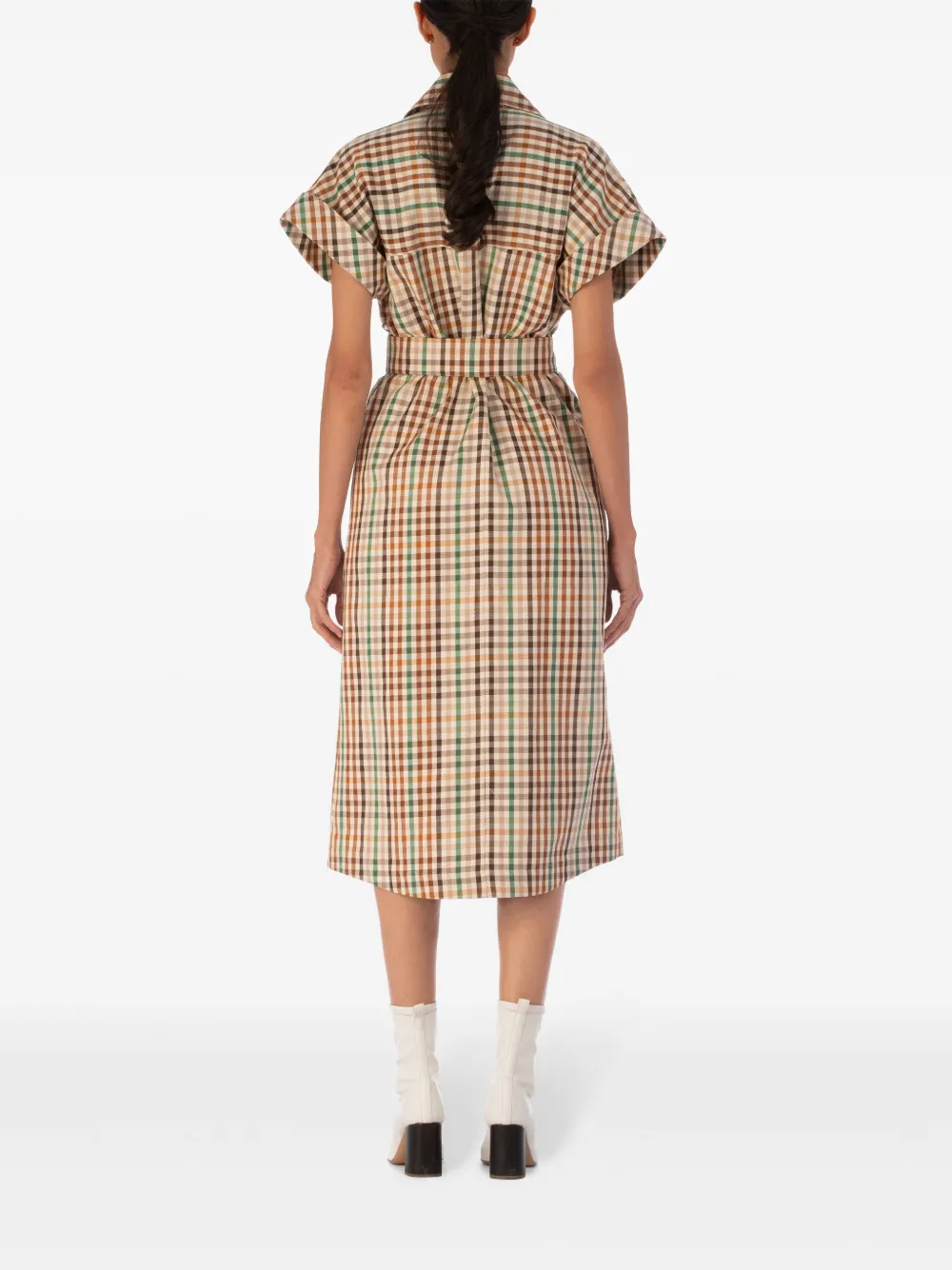 Silvia Tcherassi Midi-jurk Beige