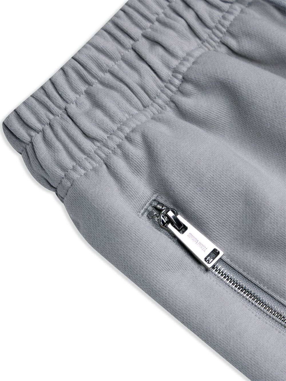 Shop Team Wang Design Cotton Cargo Track Pants In Grey