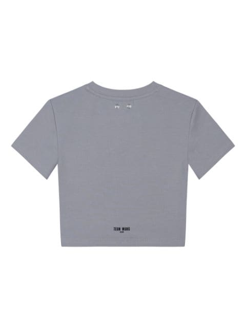 x Chuang Asia logo-print cropped T-shirt