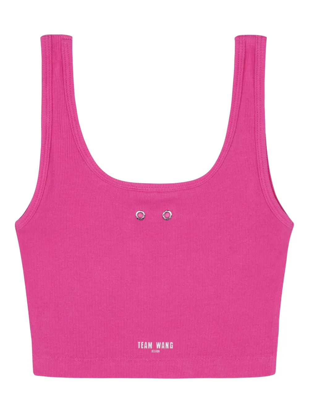 Shop Team Wang Design X Chuang Asia Cropped Tank Top In Pink