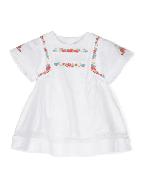 Tartine Et Chocolat floral-embroidered dress