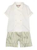 La Stupenderia Emanuele short-sleeve shorts set - Green