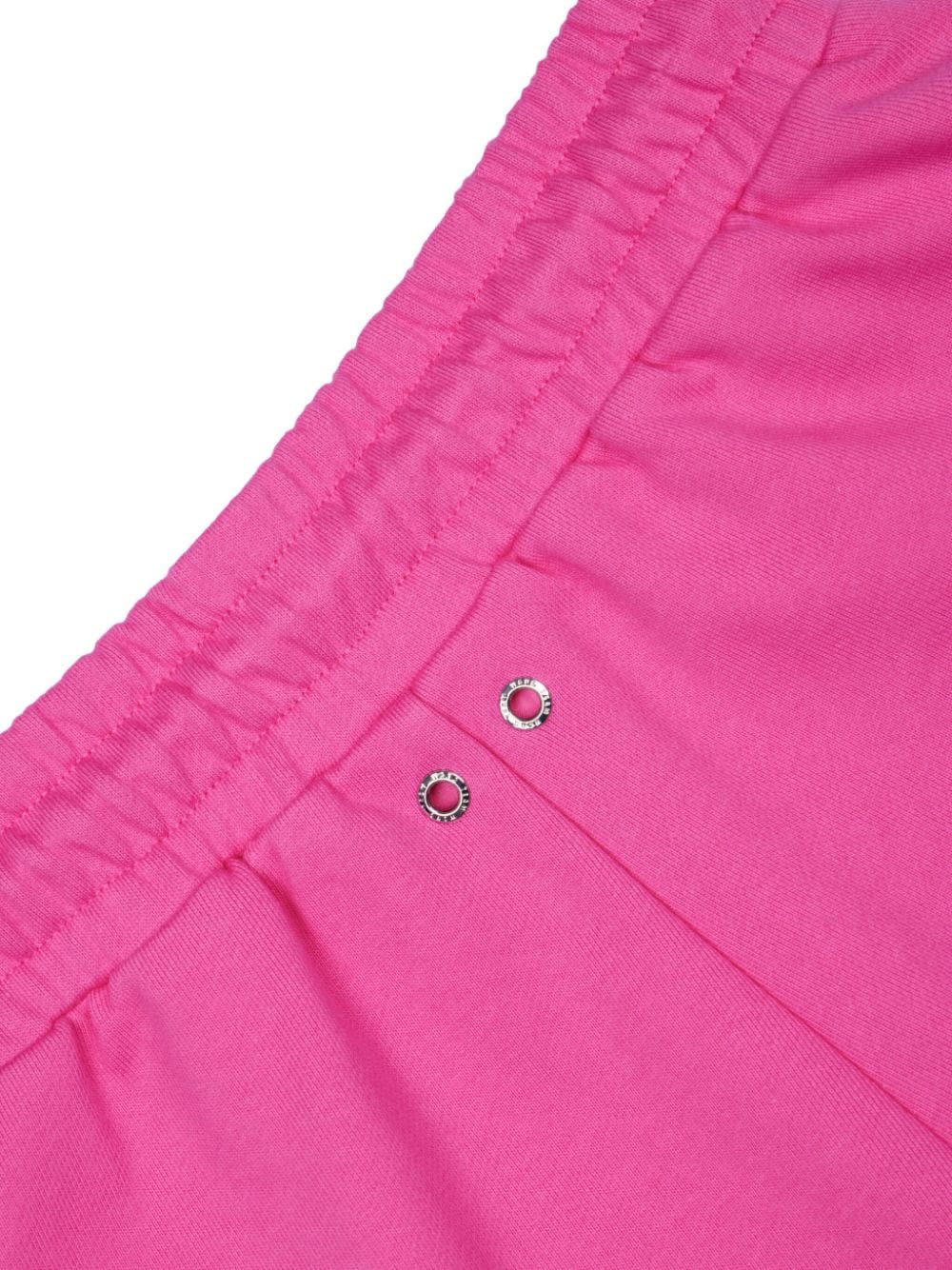 Shop Team Wang Design Logo-print Cotton Track Shorts In Pink
