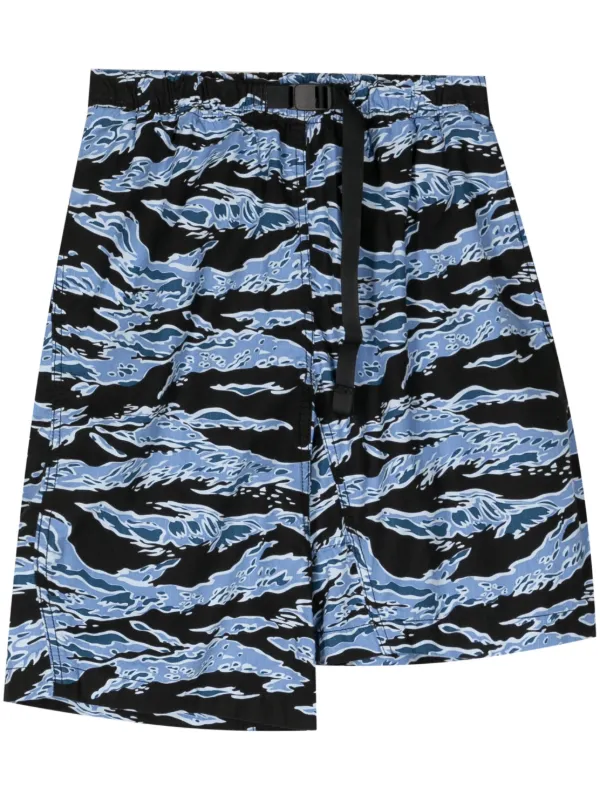 Fumito Ganryu x Phenomenon Graffiti Cotton Shorts | Blue | FARFETCH ID