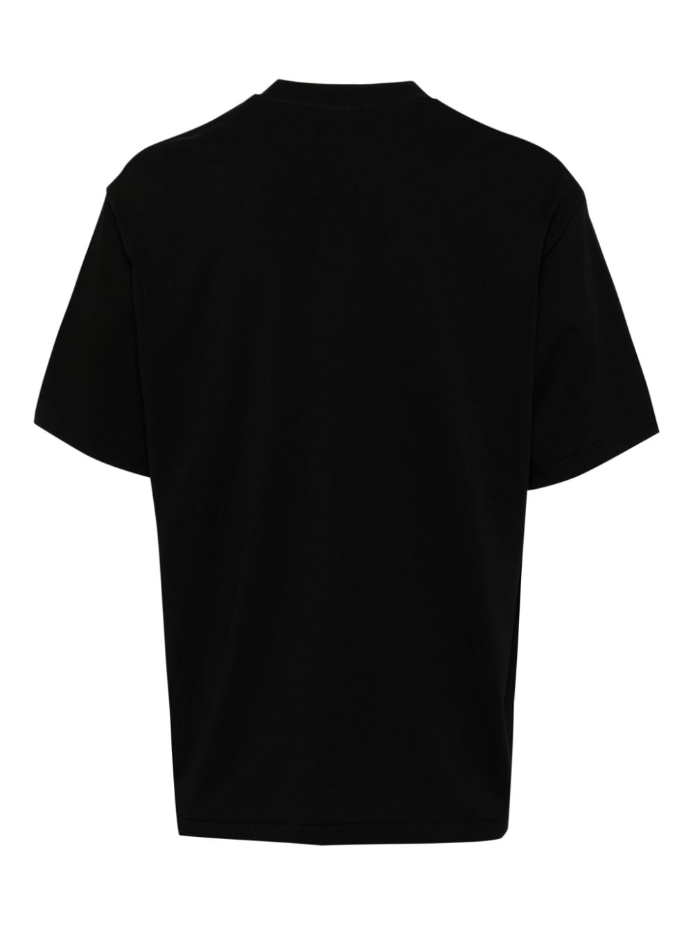 Shop A Bathing Ape Embroidered-logo Cotton T-shirt In Black