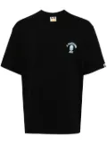 A BATHING APE® embroidered-logo cotton t-shirt - Black