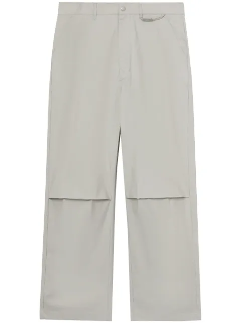 izzue tonal stitching wide-leg trousers