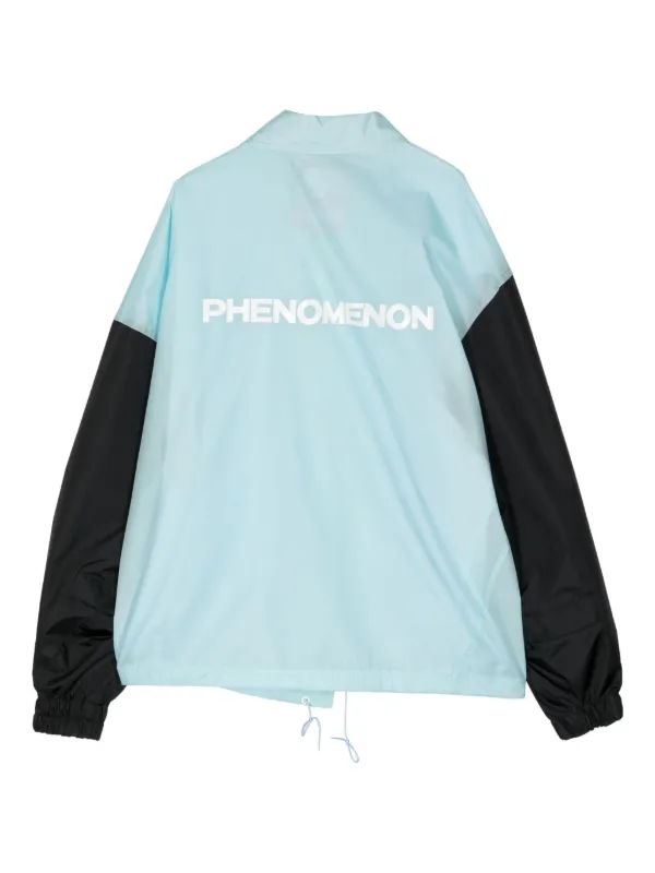 Fumito Ganryu x Phenomenon logo-print Shirt Jacket | Blue | FARFETCH