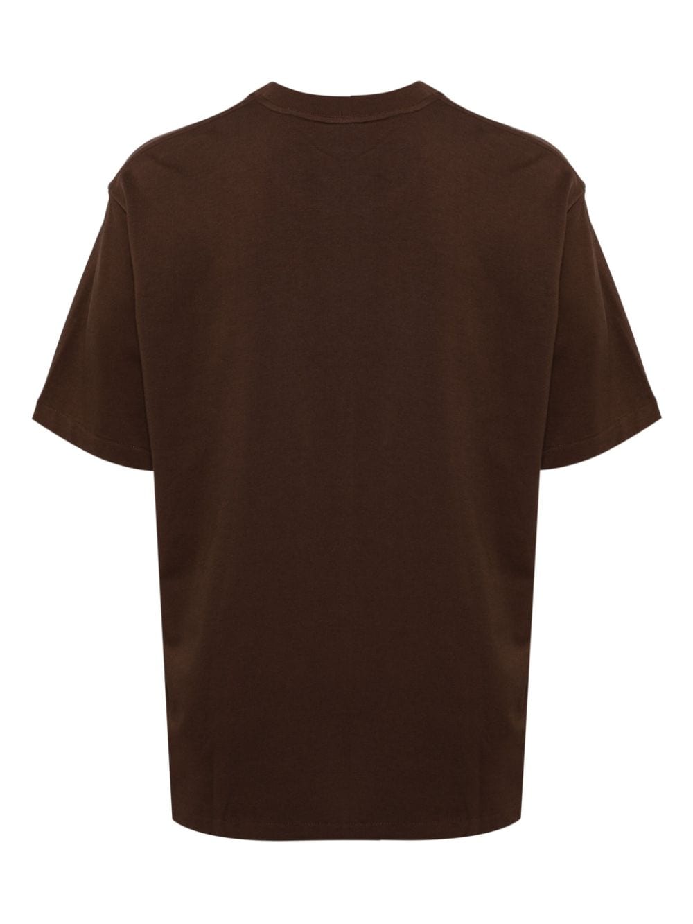 Shop A Bathing Ape Logo-print Cotton T-shirt In Brown
