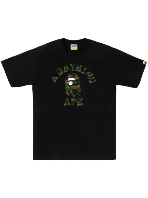 A BATHING APE® logo-print cotton t-shirt