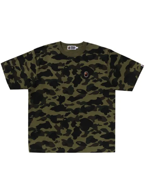 A BATHING APE® embroidered-logo cotton t-shirt