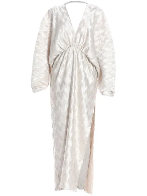 L'IDÉE Riviera chevron gown dress