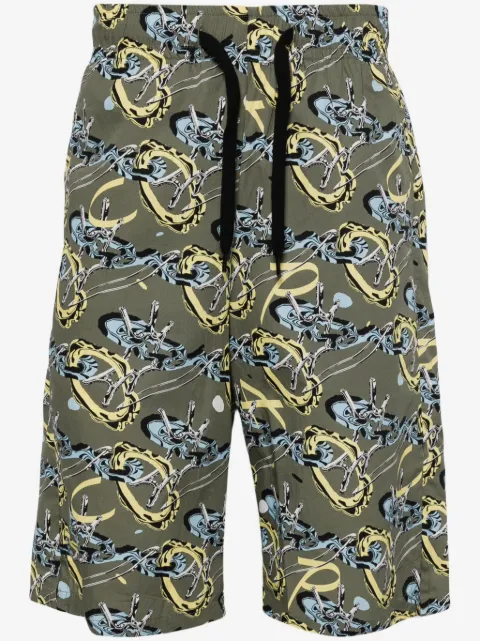 A.P.C. Vince graphic-print cotton shorts 