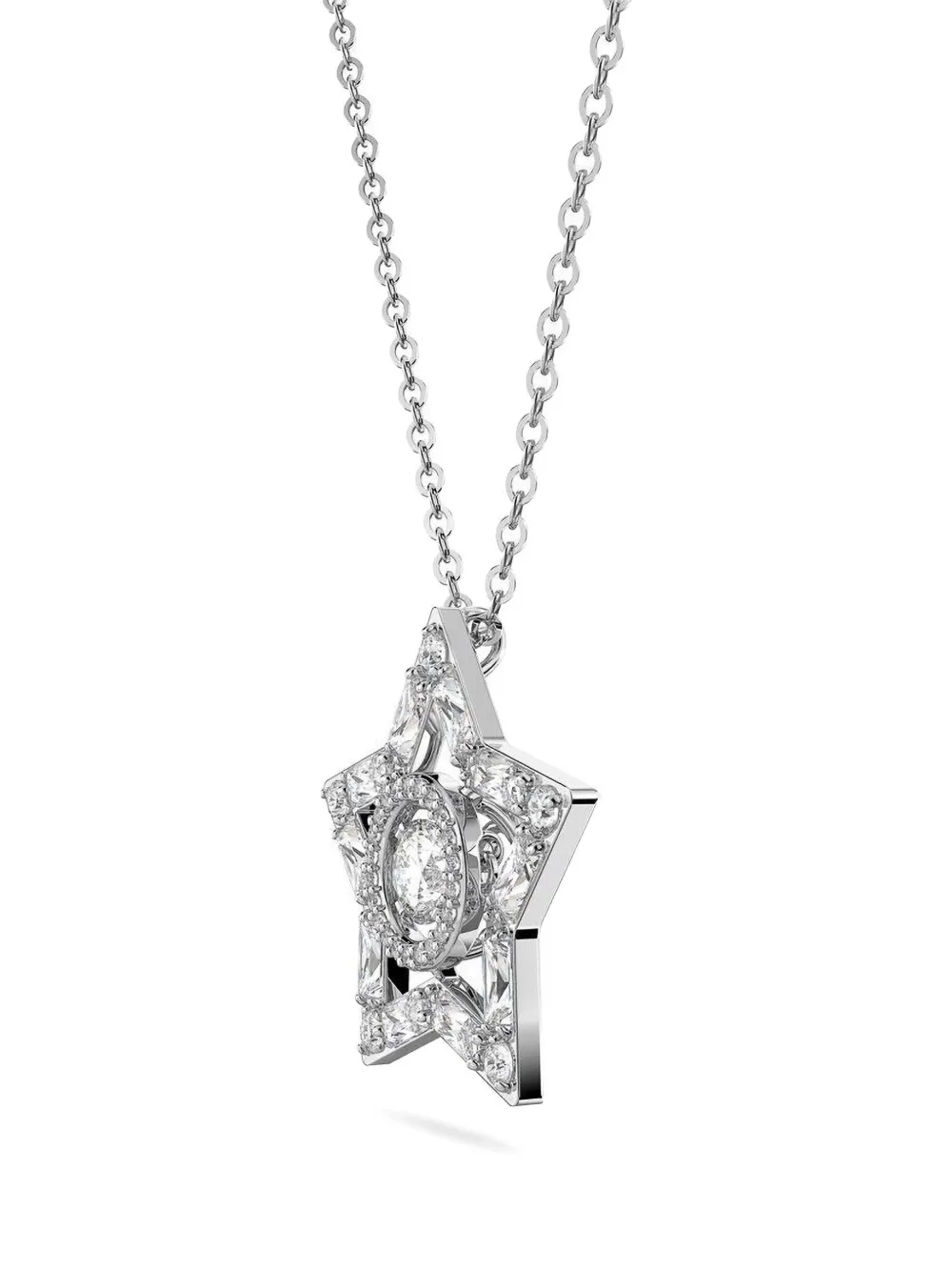 Swarovski Stella halsketting - Zilver