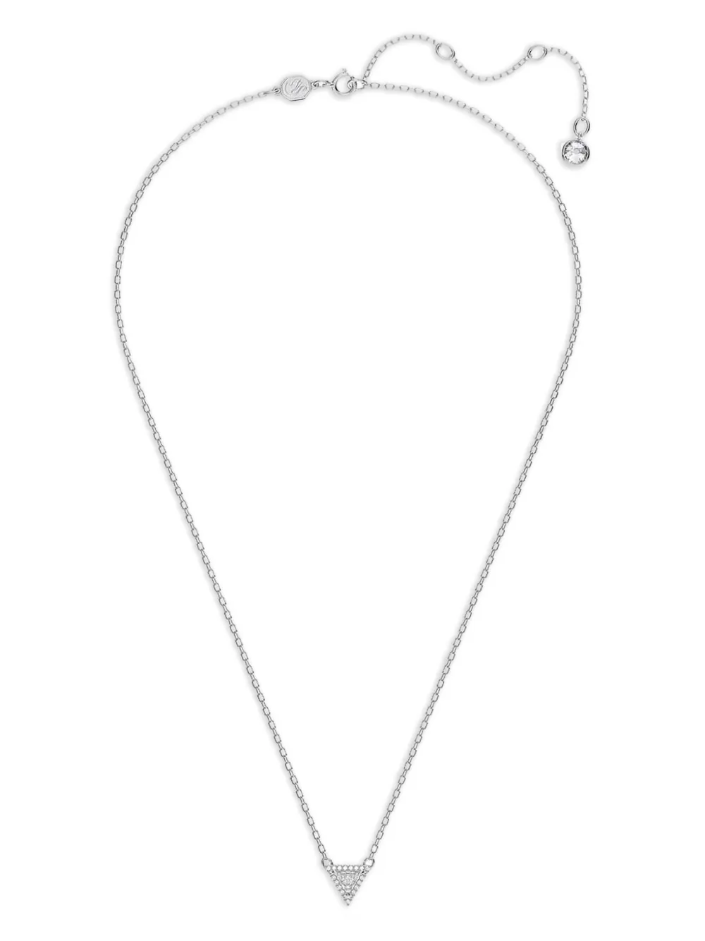 Swarovski ペンダントネックレス - シルバートーン Swarovski ペンダントネックレス - シルバートーン