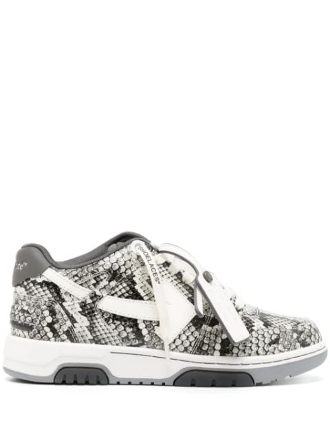 Off-White Out of Office Sneakers mit Schlangen-Print