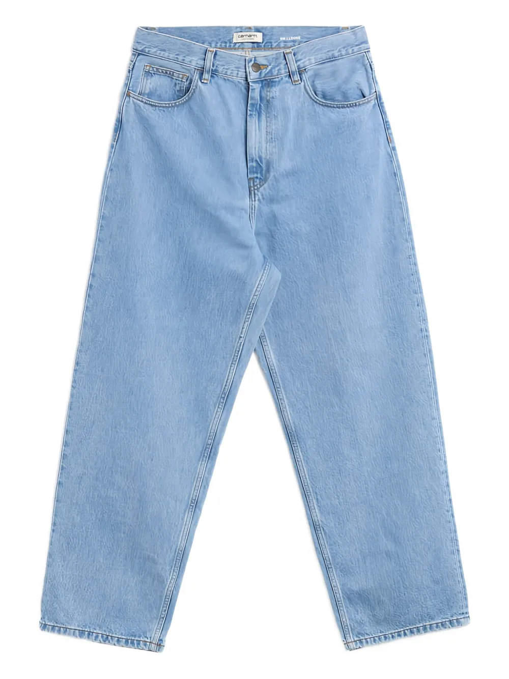 Carhartt WIP jean à patch logo | bleu | Image 1