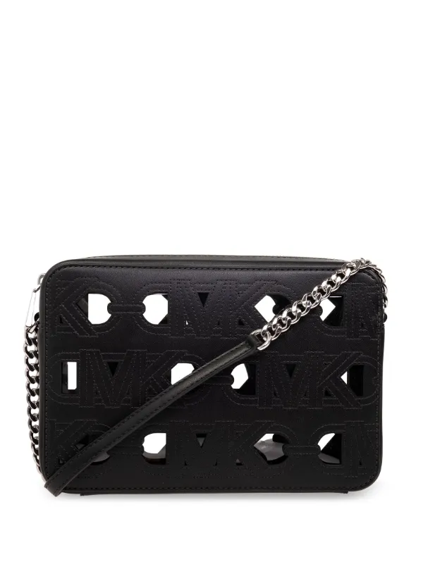 Michael Kors Black Studded Bag factory & Wallet Set