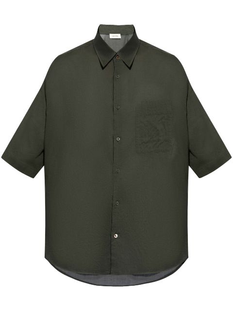 LEMAIRE double-pocket cotton shirt