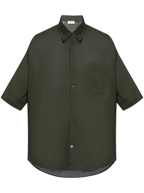 LEMAIRE double-pocket cotton shirt