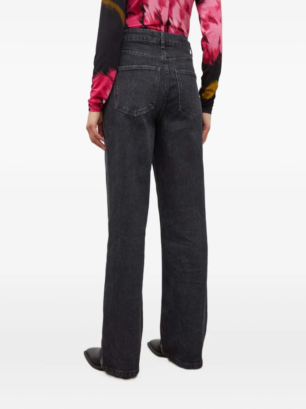 Gestuz High waist jeans Grijs