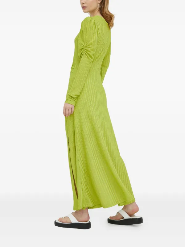 gestuz green dress Gestuz kjole MELBAGZ long dress Green Bee – Boutique Dig & Mig main image 1