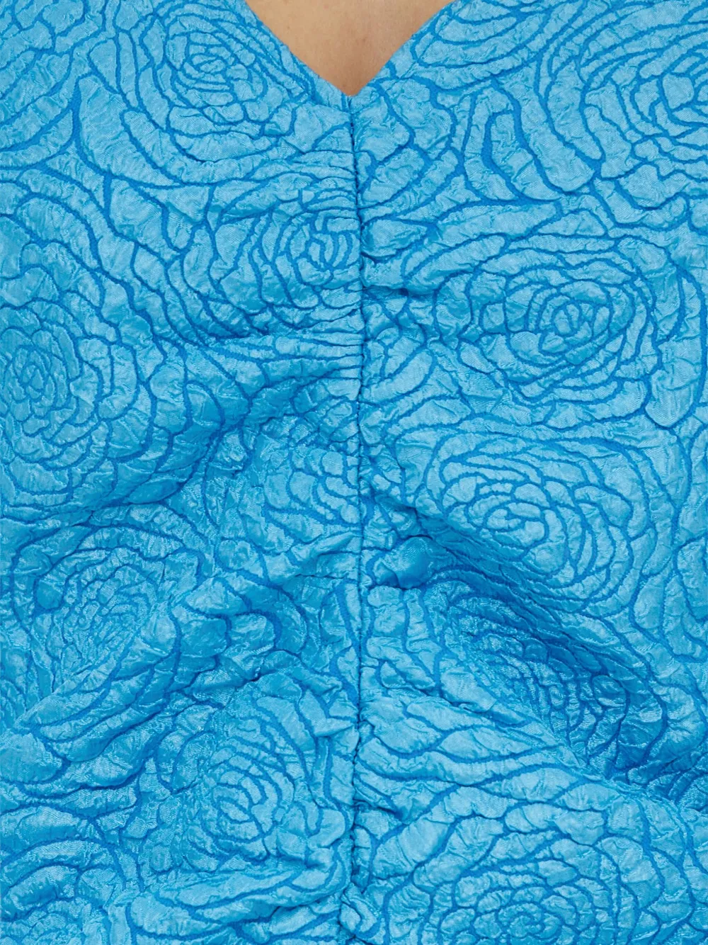 Gestuz Gesmockte midi-jurk Blauw