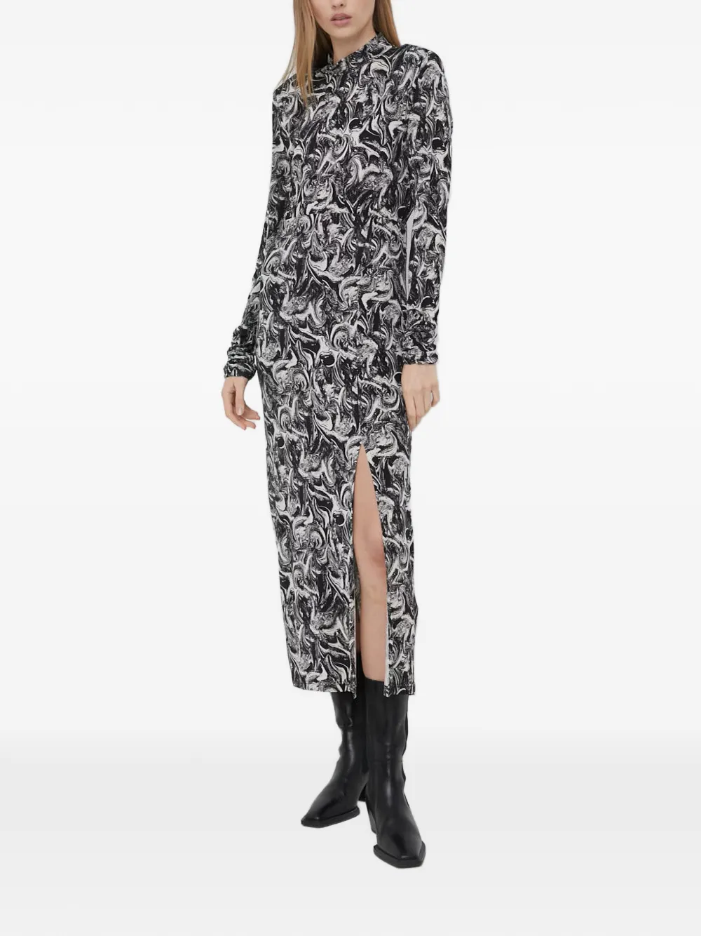  Gestuz Open-back Midi Dress - Black 